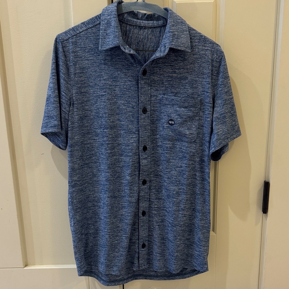 Abercrombie‎ & Fitch Blue Button-Up Shirt